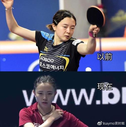 中国乒乓球运动员去韩国后整容