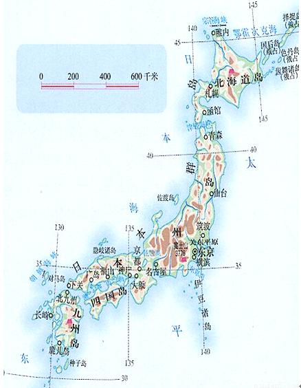 日本地形图的相关图片