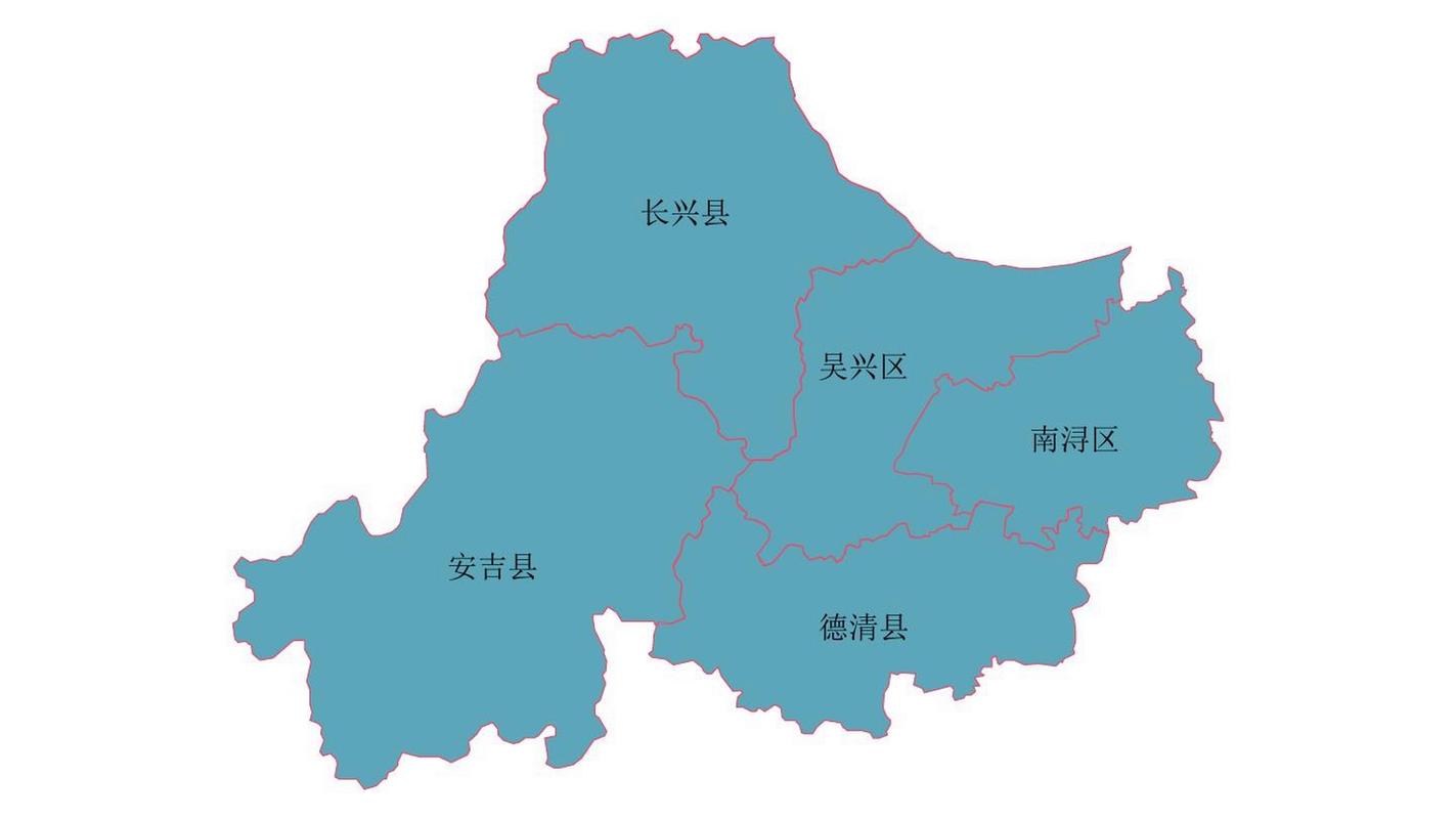 浙江湖州地图的相关图片