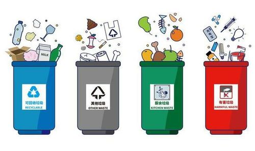 生活垃圾分类四大类的相关图片